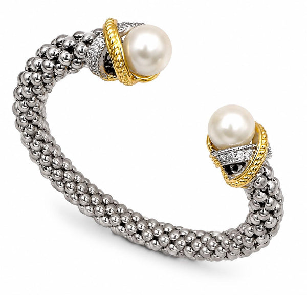 Pulseras de imán y rigidas con perlas