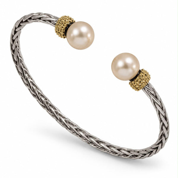 Pulseras de imán y rigidas con perlas