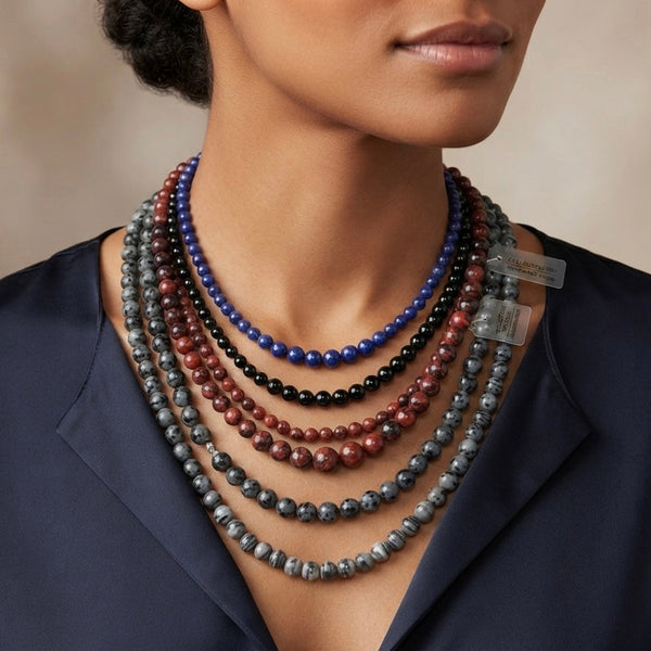 Collares De Piedras Naturales