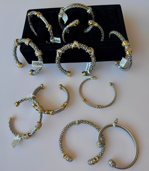 Pulseras rigidas en diferentes estilos