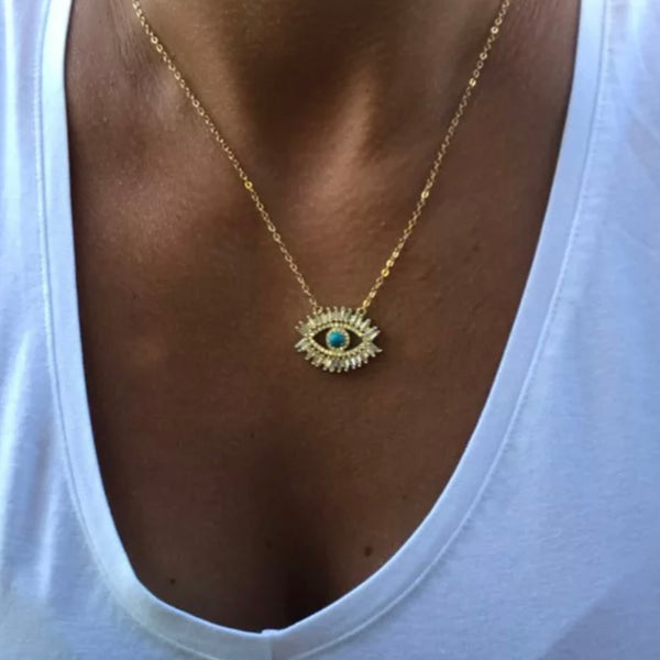 Evil eye necklace