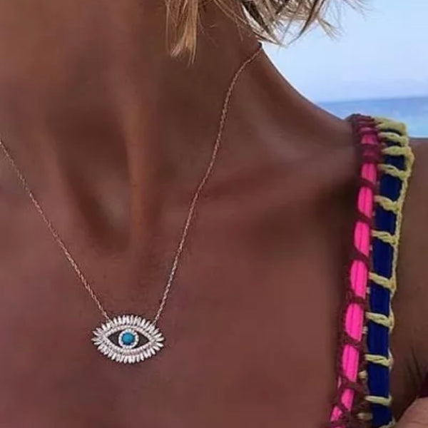 Evil eye necklace